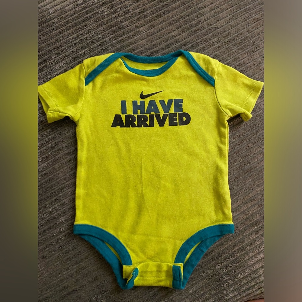 Nike baby onesie size 3-6M